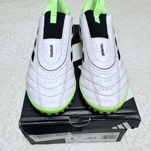 Adidas Goletto turf soccer shoe.